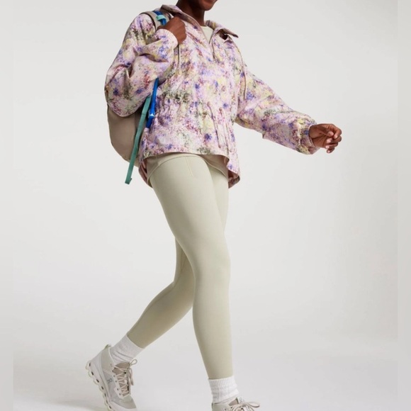 Calia Multicolor Springtime Hooded Windbreaker Water Repellent Jacket Small NEW - Picture 2 of 12